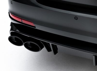 DIFFUSEUR DE PARE CHOC ARRIERE AUDI A6 4K C8 + EMBOUTS D'ECHAPPEMENT FACTICES (2018/2025)