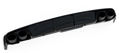 DIFFUSEUR DE PARE CHOC ARRIERE AUDI A6 4K C8 + EMBOUTS D'ECHAPPEMENT FACTICES (2018/2025)