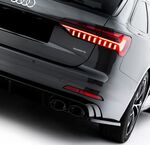 DIFFUSEUR DE PARE CHOC ARRIERE AUDI A6 4K C8 + EMBOUTS D'ECHAPPEMENT FACTICES (2018/2025)