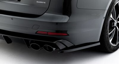 DIFFUSEUR DE PARE CHOC ARRIERE AUDI A6 4K C8 + EMBOUTS D'ECHAPPEMENT FACTICES (2018/2025)