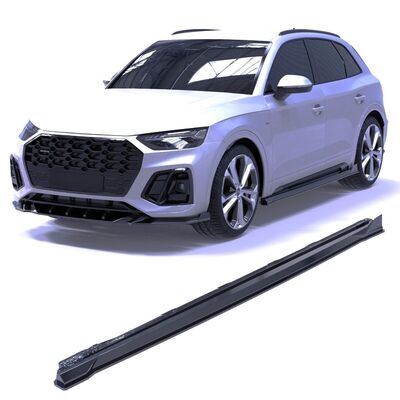 JEU DE BAS DE CAISSE (RAJOUTS EN ABS) AUDI Q5 S LINE OU AUDI SQ5 FY PHASE 2 SUV OU SPORTBACK PHASE 2 GCPA DESIGN (02-2021/2024)