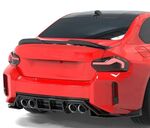 DIFFUSEUR DE PARE CHOC ARRIERE BMW M2 G87 "DTM LOOK" GCPA DESIGN (2023+)