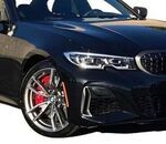 GRILLES DE PARE CHOC AVANT "INFÉRIEURES" LOOK 340I BMW SERIE 3 G20/G21 PHASE 1 PACK M (2019/06-2022)