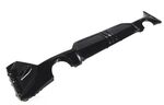 DIFFUSEUR ARRIÈRE BMW SÉRIE 3 G20/G21 PACK M PHASE 2 LCI DUPLEX/DUAL PIANO BLACK FINISH LOOK MP (07-2022+)