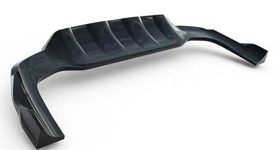 LAME DE PARE CHOC ARRIERE MERCEDES GLC COUPE C254 STANDARD PHASE 1 "DTM LOOK" (06-2022+)