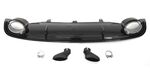 DIFFUSEUR DE PARE CHOC ARRIERE EN ABS PIANO BLACK LOOK RS7 POUR AUDI A7 4G STANDARD PHASE 1 ( SAUF S LINE ET S7/RS7 ) (2010/09-2014)