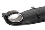 DIFFUSEUR DE PARE CHOC ARRIERE EN ABS PIANO BLACK LOOK RS7 POUR AUDI A7 4G STANDARD PHASE 1 ( SAUF S LINE ET S7/RS7 ) (2010/09-2014)