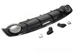 DIFFUSEUR DE PARE CHOC ARRIERE EN ABS PIANO BLACK LOOK RS7 POUR AUDI A7 4G STANDARD FACELIFT ( SAUF S LINE ET S7/RS7 ) (10-2014/2018)