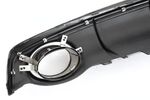 DIFFUSEUR DE PARE CHOC ARRIERE EN ABS PIANO BLACK LOOK RS7 POUR AUDI A7 4G STANDARD FACELIFT ( SAUF S LINE ET S7/RS7 ) (10-2014/2018)