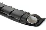 DIFFUSEUR DE PARE CHOC ARRIERE EN ABS PIANO BLACK LOOK RS7 POUR AUDI A7 4G STANDARD FACELIFT ( SAUF S LINE ET S7/RS7 ) (10-2014/2018)