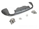 DIFFUSEUR DE PARE CHOC ARRIÈRE AUDI Q5 STANDARD PLATINUM GREY AVEC EMBOUTS LOOK S LINE (2008/2012)