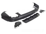 RAJOUT DE DIFFUSEUR ARRIERE EN ABS AUDI Q7 4L/4L9 STANDARD LOOK S LINE (2005/2015)