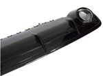 DIFFUSEUR DE PARE CHOC ARRIERE EN ABS PIANO BLACK AVEC EMBOUTS D'ECHAPPEMENTS OVALESLOOK RSQ7 POUR  AUDI Q7 4M STANDARD OU S LINE PHASE 1 (2015/04-2019)