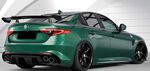 PRISES D'AIR DE VITRES ARRIERES TYPE "LOUVERS"  ALFA ROMEO GIULIA "CUP" CS STYLE (2017+)