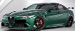PRISES D'AIR DE VITRES ARRIERES TYPE "LOUVERS"  ALFA ROMEO GIULIA "CUP" CS STYLE (2017+)