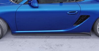 JEU DE BAS DE CAISSE (RAJOUTS EN ABS) PORSCHE CAYMAN 987C "CUP" CS STYLE (2005/2013)