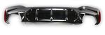 DIFFUSEUR ARRIERE BMW SERIE 5 G30/G31 PACK M LOOK M TECH / LOOK CS PIANO BLACK FINISH (2017/2023)
