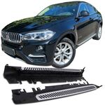 JEU DE BAS DE CAISSE BMW X6 F16 STANDARD TYPE MARCHE PIEDS ALU (2014/2019)