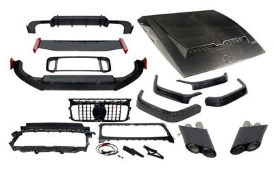 KIT CARROSSERIE CARBONE MERCEDES CLASSE G W464 LOOK B900 ROCKET (2018/2024)