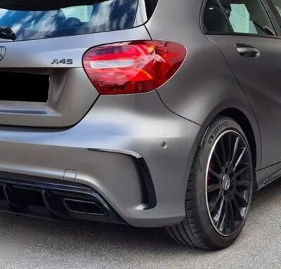 SPLITTERS LATERAUX DE PARE CHOC ARRIERE MERCEDES CLASSE A W176 AMG (2012/2018)