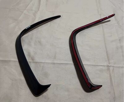 SPLITTERS LATERAUX DE PARE CHOC ARRIERE MERCEDES CLASSE A W176 AMG (2012/2018)