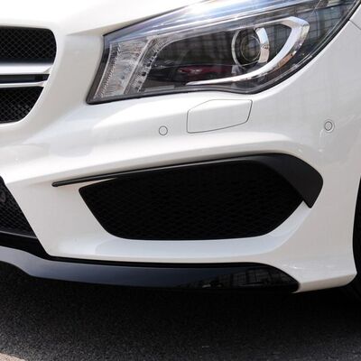 2 SPLITTERS DE PARE CHOC AVANT MERCEDES CLA W117/X117 AMG PHASE 1 (2013/06-2016)