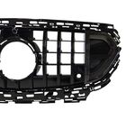 CALANDRE MERCEDES CLASSE E W214 PHASE 1 AMG LINE GTR OPTIC PANAMERICANA  CARBONE LOOK RED/BLACK LIMITED EDITION" (2024+)