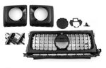 CALANDRE ET MASQUES DE PHARES MERCEDES CLASSE G II W463 LOOK AMG NEW G63 GTR PANAMERICANA OPTIK (05-2018/2024)