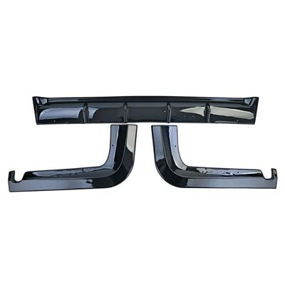 LAME DE DIFFUSEUR ARRIERE EN 3 PARTIES MERCEDES VITO W447 PHASE 1 "PAINO BLACK FINISH"  (2014/2019)