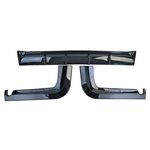LAME DE DIFFUSEUR ARRIERE EN 3 PARTIES MERCEDES VITO W447 PHASE 1 "PAINO BLACK FINISH"  (2014/2019)