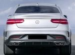 DIFFUSEUR ARRIERE MERCEDES GLE COUPE C292 AMG LINE + EMBOUTS LOOK 63AMG (2015/04-2019)