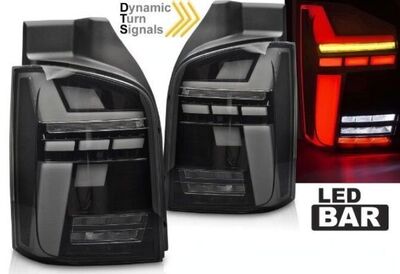 FEUX A LEDS FULL LEDS /LEDS BAR WELCOME LIGHT VW BUS T5 AVEC FONCTION "DTS" DYNAMIC TURN SIGNAL V4 (2003/2015)