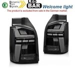 FEUX A LEDS FULL LEDS /LEDS BAR WELCOME LIGHT VW BUS T5 AVEC FONCTION "DTS" DYNAMIC TURN SIGNAL V4 (2003/2015)