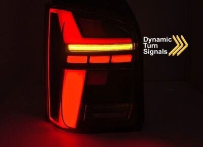 FEUX A LEDS FULL LEDS /LEDS BAR WELCOME LIGHT VW BUS T5 AVEC FONCTION "DTS" DYNAMIC TURN SIGNAL V4 (2003/2015)