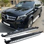 JEU DE BAS DE CAISSE MERCEDES GLS X166 TYPE MARCHE PIEDS EN ALU BROSSE (2015/2019)