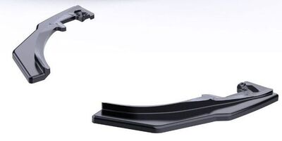 SPLITTER CENTRAL DE PARE CHOC ARRIERE VW TIGUAN II R LINE PHASE 1 GCPA DESIGN (2015/06-2020)