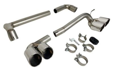 EMBOUTS D'ECHAPPEMENT TYPE DUPLEX LOOK M3 BMW SERIE 3 E90 OU E92 (2011/2019)