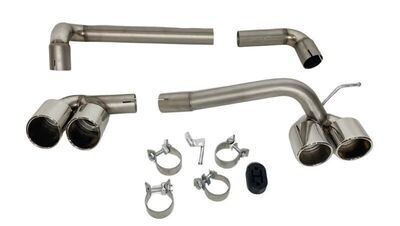 EMBOUTS D'ECHAPPEMENT TYPE DUPLEX LOOK M3 BMW SERIE 3 E90 OU E92 (2011/2019)