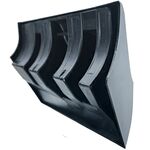 JEU DE BAS DE CAISSE MERCEDES CLASSE V W447 STANDARD OU MERCEDES VITO W447 STANDARD EN ABS BLACK/CHROME (2014/2023)