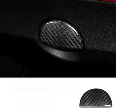 ENJOLIVEUR DE PORTE DE BOITE A GANT EN CARBONE FIAT 500 ABARTH (2008/2023)