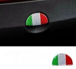 ENJOLIVEUR DE PORTE DE BOITE A GANT EN CARBONE FIAT 500 ABARTH (2008/2023)