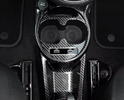 ENJOLIVEUR DE CONSOLE CENTRALE EN CABONE FIAT 500 II (2016/2023)