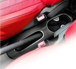 ENJOLIVEUR DE SOCLE DE FRAIN A MAIN / CUP HOLDER FIAT 500 II STANDARD,500 II ABARTH 595 OU 695 (2016/2024)