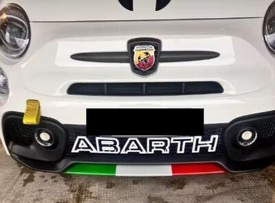 ENJOLIVEUR DE PARRE CHOC AVANT EN CABONE FIAT 500 II ABARTH 595/695 (2007/2023)