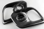 ENJOLIVEURS D'ANTIBROUILLARDS AVANT EN CARBONE FIAT 500 II ABARTH 595/695(2016/2024)
