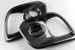 ENJOLIVEURS D'ANTIBROUILLARDS AVANT EN CARBONE FIAT 500 II ABARTH 595/695(2016/2024)