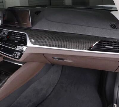 KIT DE REVETEMENT INTERIEUR CARBONE 9 PIECES BMW SERIE 5 G30/G31 (2017/2023)