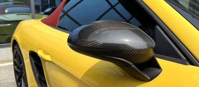 COQUES DE RETROVISEURS CARBONE PORSCHE BOXSTER 718,CAYMAN 718 (2016/2021) (REMPLACEMENT)