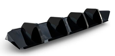 SPLITTER CENTRAL DE PARE CHOC ARRIERE LOOK DIFFUSEUR SKODA SUPERB IV SPORTLINE (2024+)