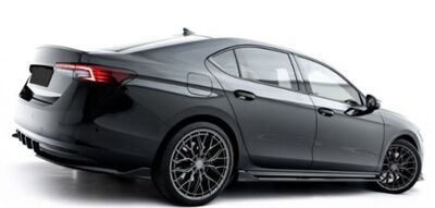 JEU DE BAS DE CAISSE (RAJOUTS EN ABS) SKODA SUPERB IV SPORTLINE PHASE 1 VERSION 2 (2024+)